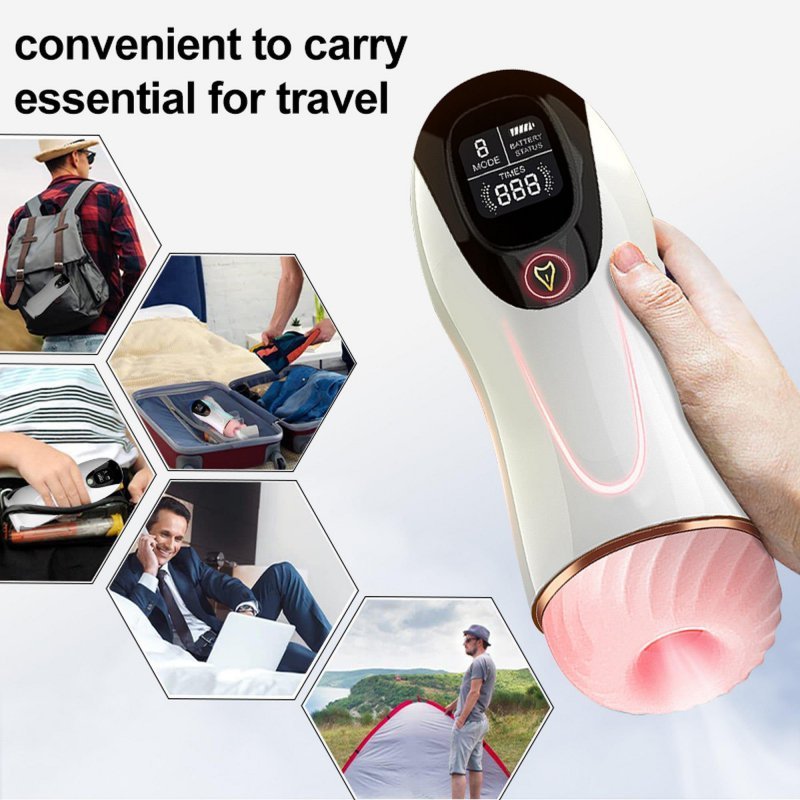 Masturbator vibration 8 vibration modes + interactive function