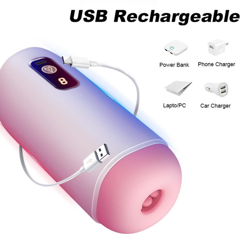 Potężny masturbator USB dla mężczyzn z mocnymi wibracjami
