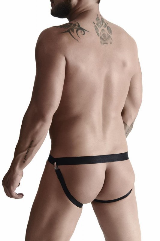 Męskie majtki jockstrap Fetish open back odkryte pośladki rozpinane L/XL
