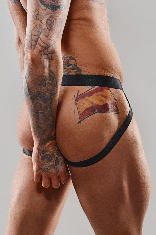 Męskie seksowne majtki jockstraps odkryty tyłek - XL