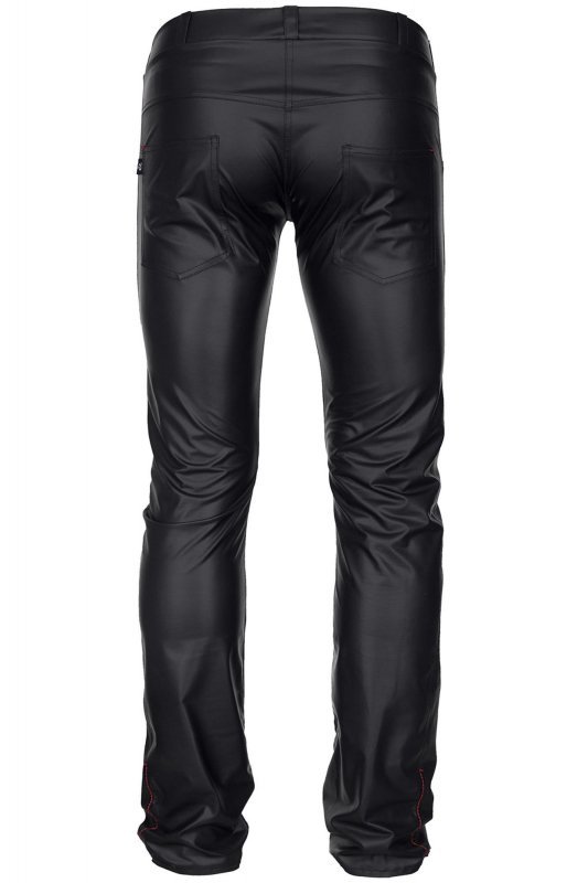 Eleganckie spodnie męskie wetlook XL