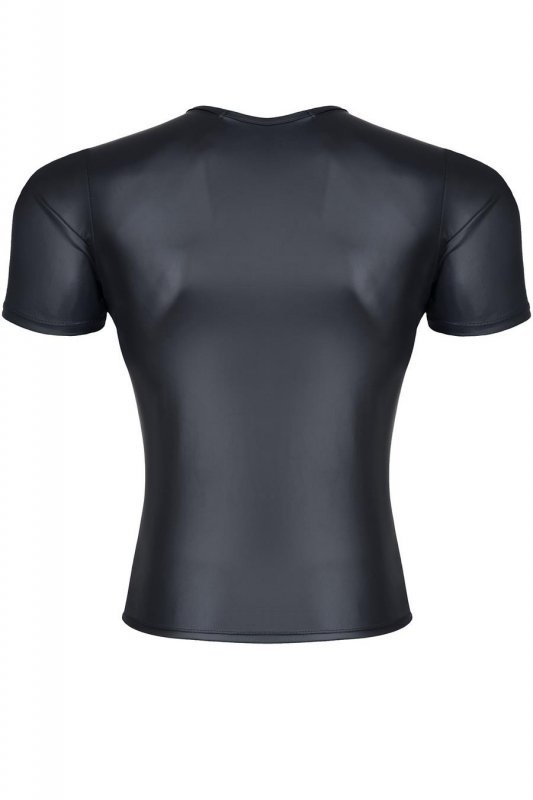 męski t-shirt z wetlooka w serek L