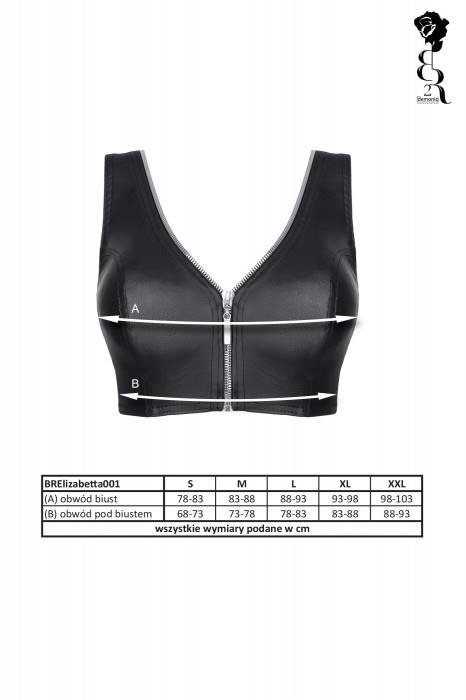 Bielizna - Brelisabetta001  top czarny rozmiar S