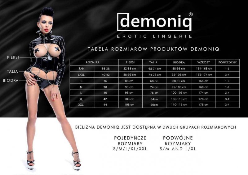 Bielizna Harmonia black XXL