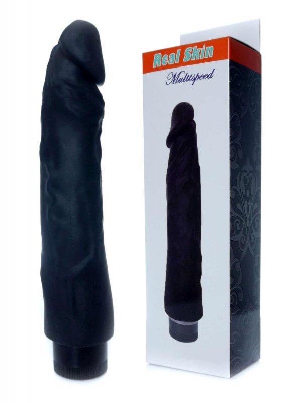 Wibrator jak prawdziwy penis real skin czarny