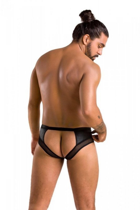 030 Slip Open Tom black S/M - Passion