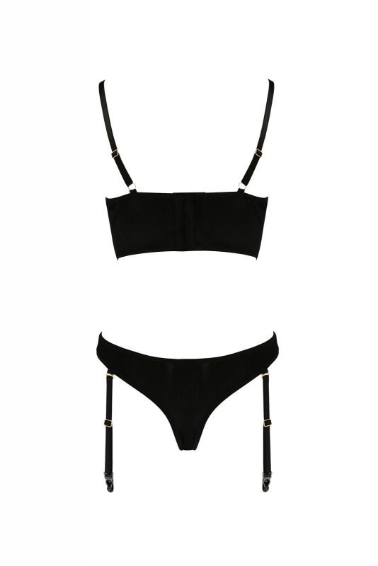 Bielizna Lara set black L/XL - Casmir