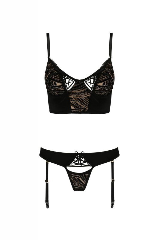 Bielizna Lara set black XXL/XXXL - Casmir