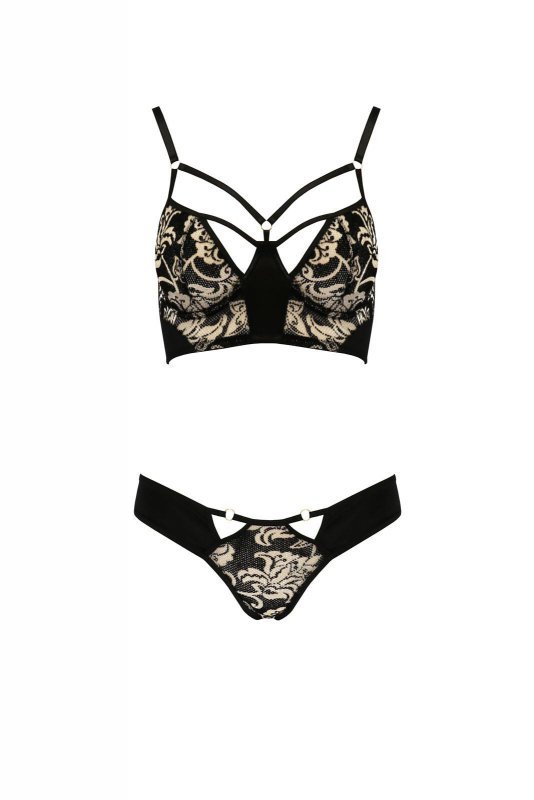 Bielizna Victoria set black S/M - Casmir