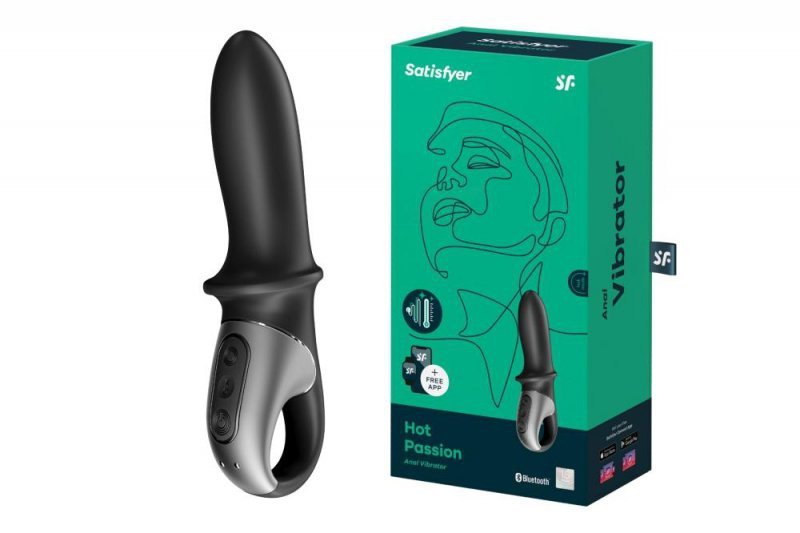 Wibrator damski analny Satisfyer Hot Passion Anal - z aplikacją