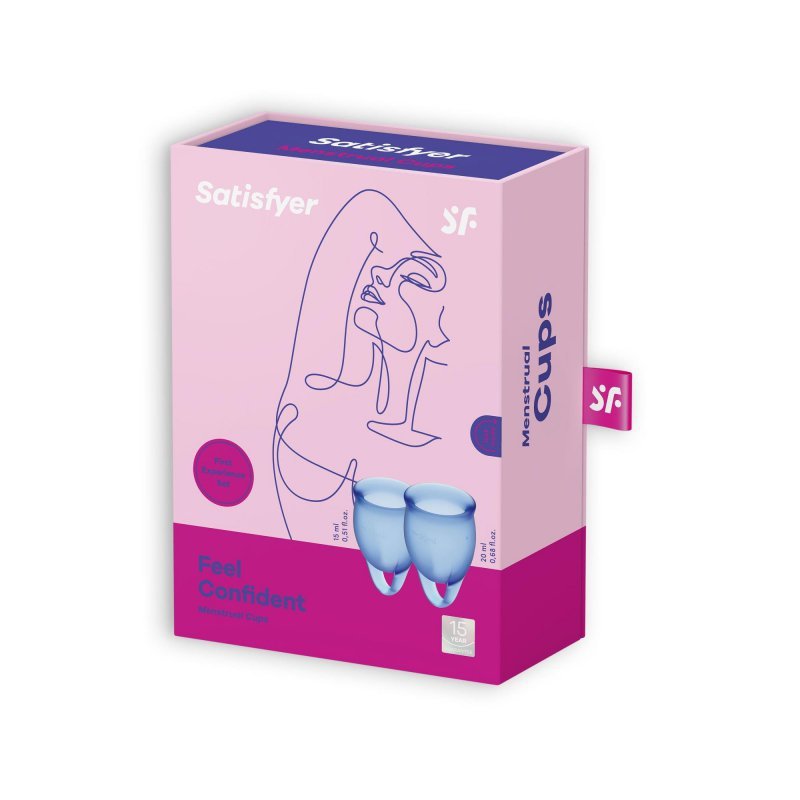 Zestaw kubeczków menstruacyjnych SatisfyerFeel confident 2 szt