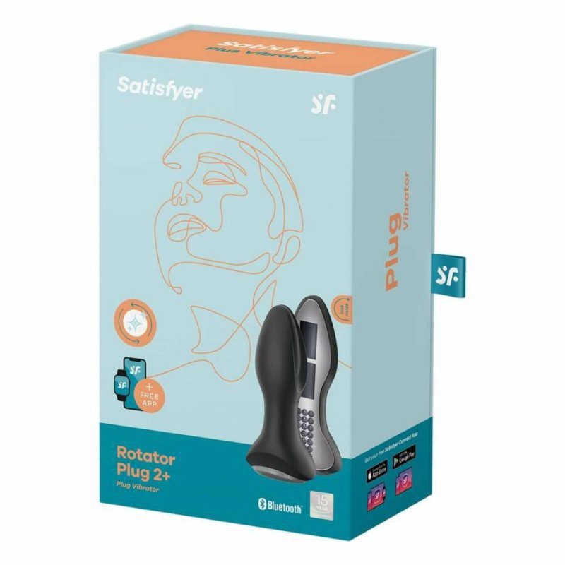 Korek analny wibracje rotacje Satisfyer Rotation Plug 2 - z aplikacją