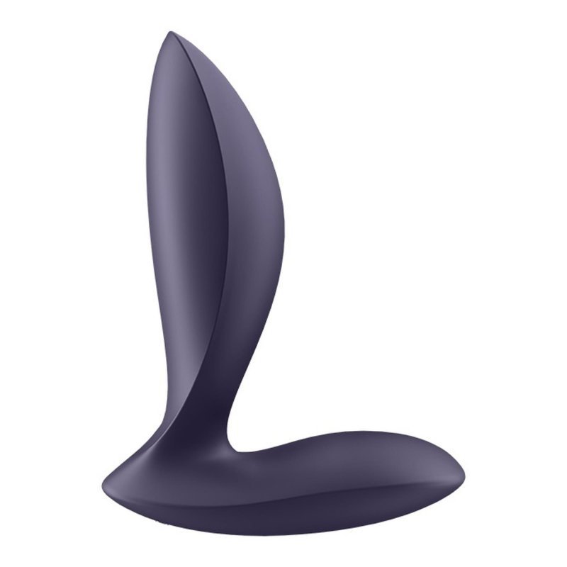 Czarny wibrujący korek analny Satisfyer Power Plug - z aplikacją