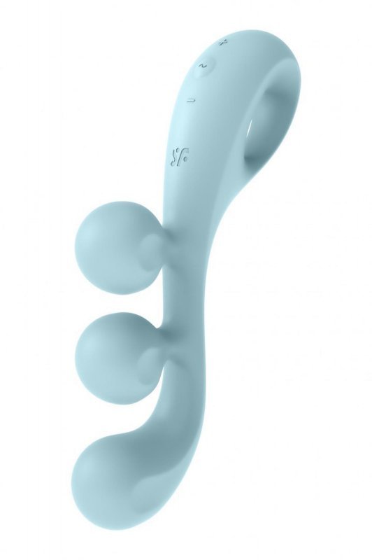 Masażer z kulkami Satisfyer Tri Ball 2 błękitny