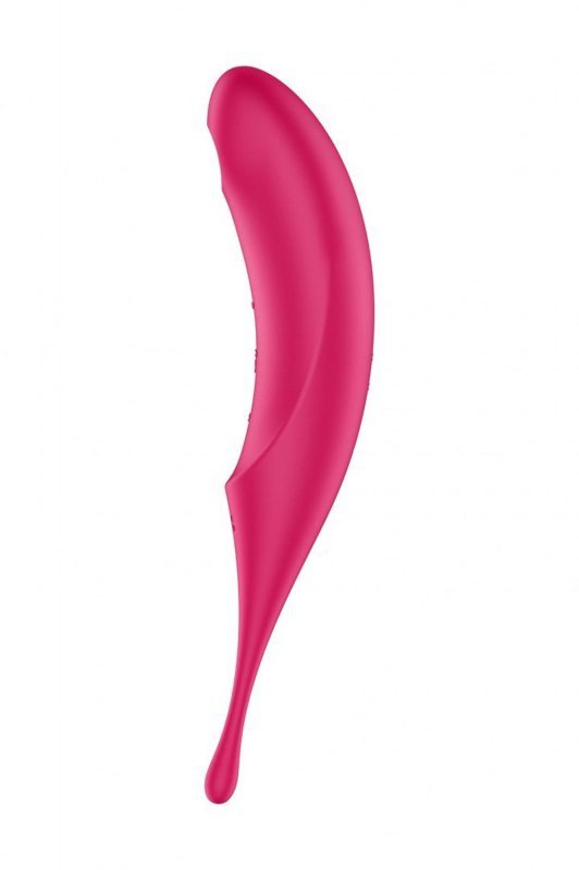 Stymulator powietrzny punktowy z pulsacją Satisfyer Twirling Pro czerwony