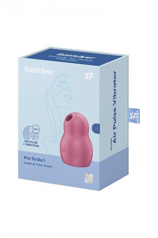 Masażer ssący powietrzny Satisfyer Pro To Go 1 czerwony