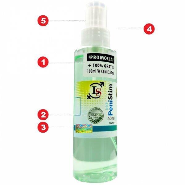Spray powiększający penisa Penistim 50 ml