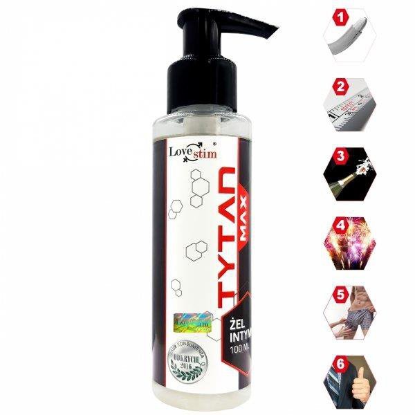 Żel wydłużający wzwód Tytan Max 100 ml