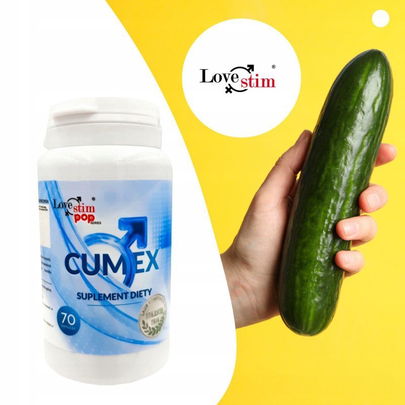Kapsułki zwiększające wytrysk Lovestim pop cumex 70 tabl