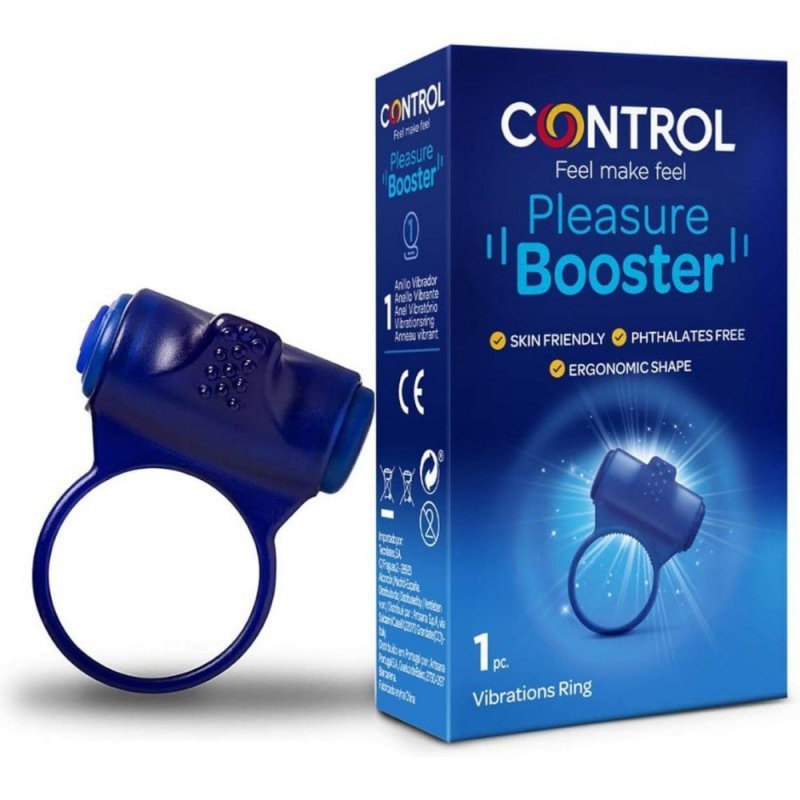 Control Pleasure Booster pierścień wibracyjny na penisa
