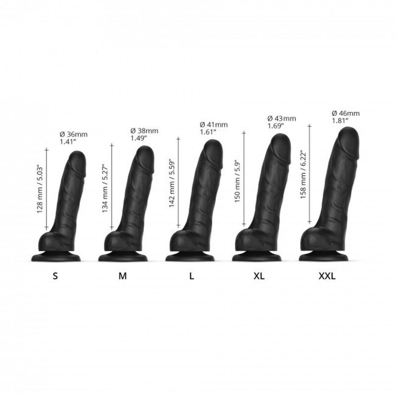 Penis dildo na przyssawce ruchoma skóra 13 cm