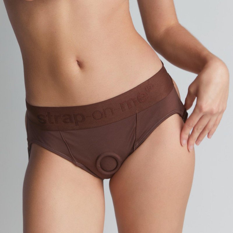 Strapon Harness Lingerie Heroine - S - chocolate