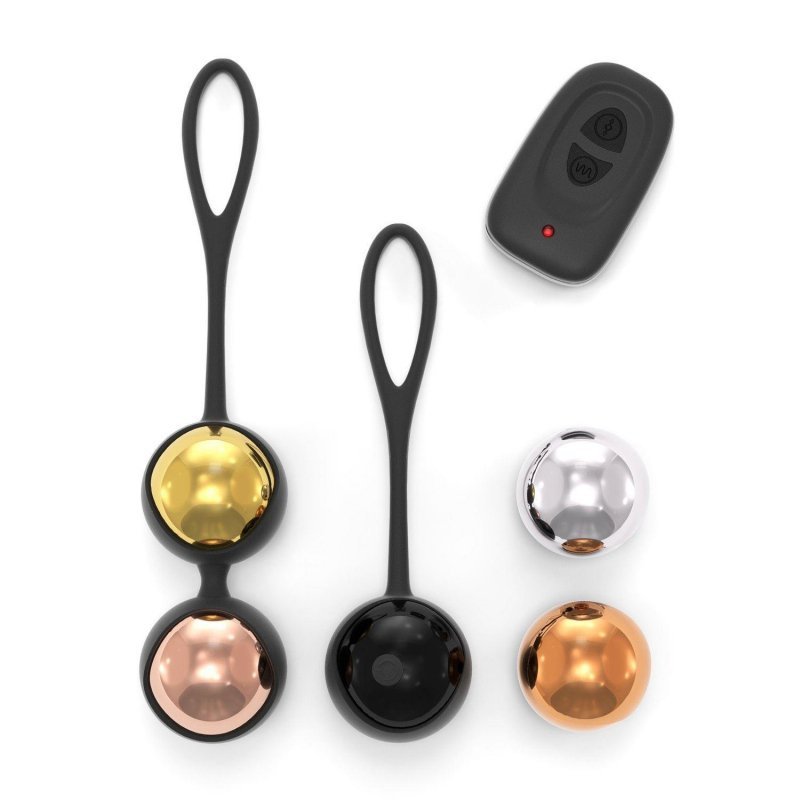 Wibrujące kulki sterowane pilotem Dorcel Training Balls