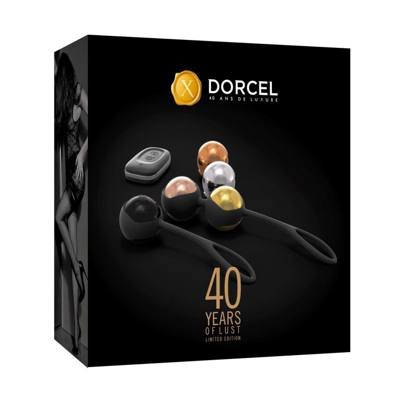 Wibrujące kulki sterowane pilotem Dorcel Training Balls