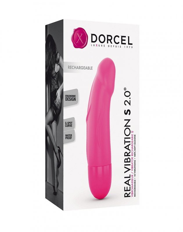 Wibrator naturalny Dorcel Real Vibration S 2.0 różowy 16 cm