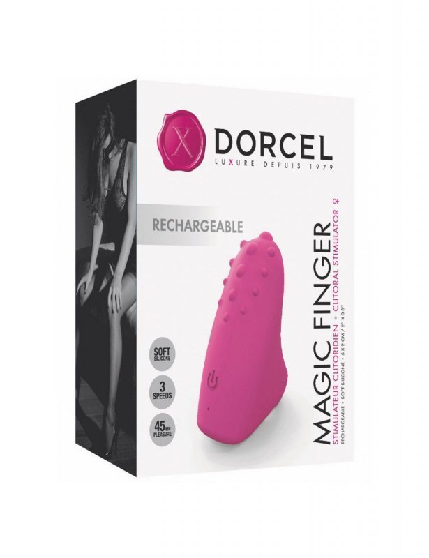 Wibrator nakładka na palec Dorcel Magic Finger rose