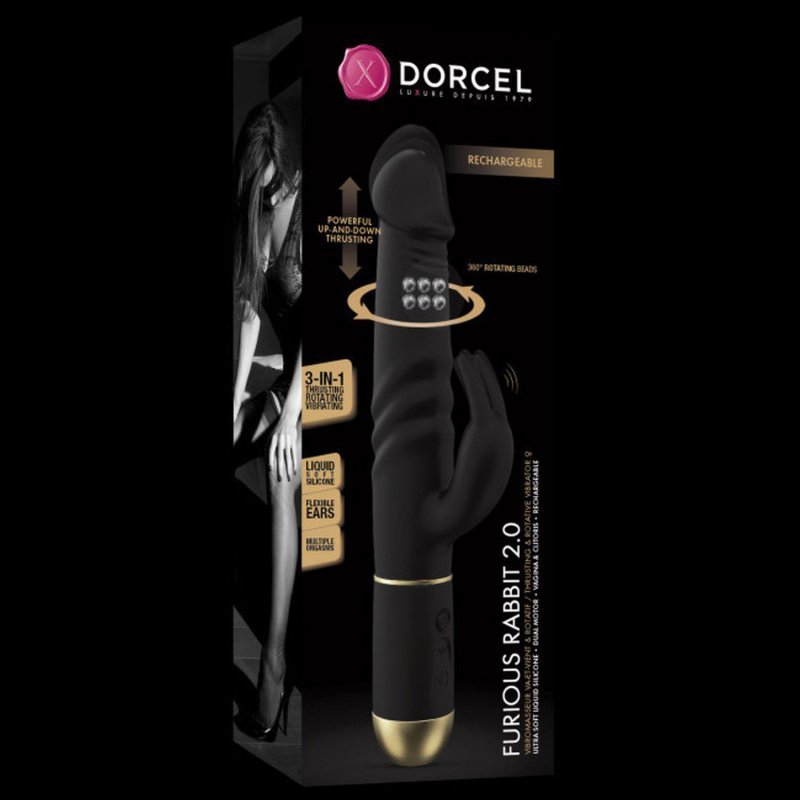 Rotacyjny wibrator z posuwem Dorcel Furious Rabbit 2.0