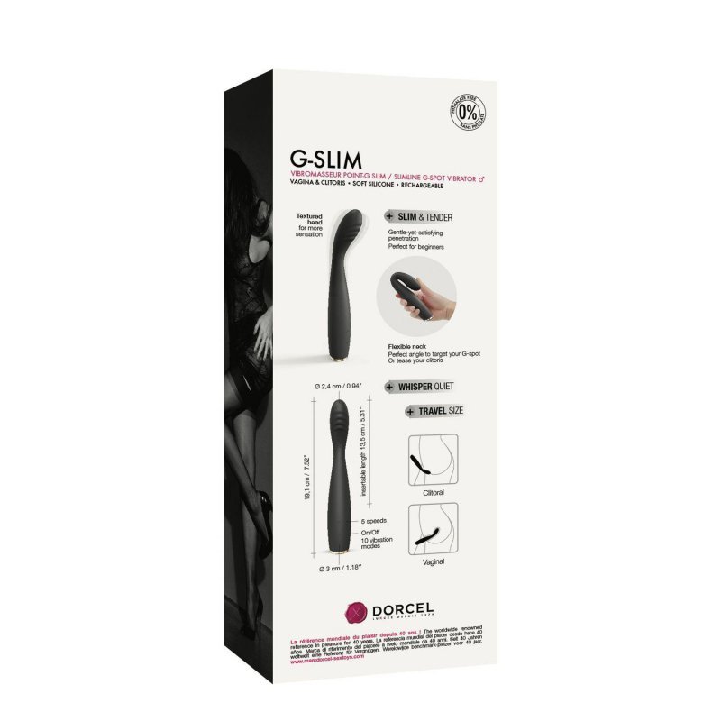 Wąski wibrator do punktu g Dorcel G-slim