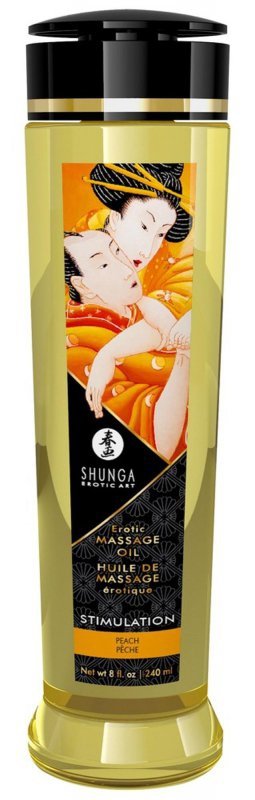 Massage oil stimulation peach