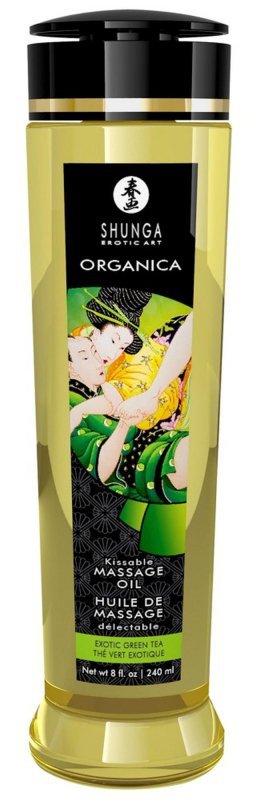 Massage oil organica exotic green tea