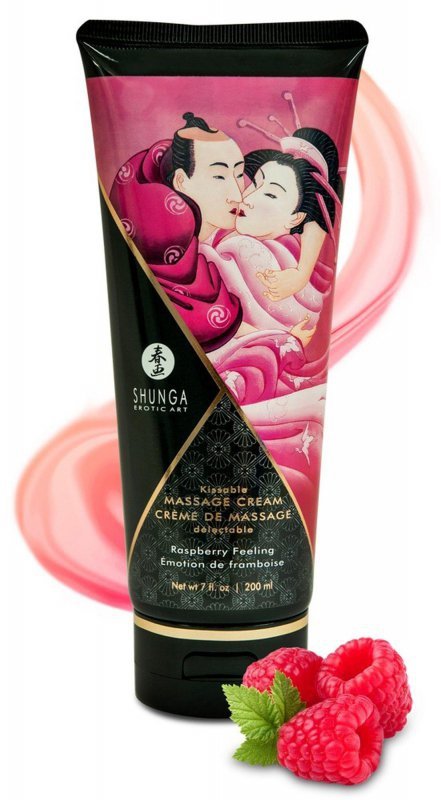 Massage cream raspberry feeling