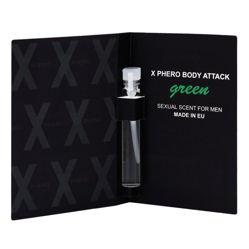 Perfumy z feromonami dla mężczyzn X-phero Men Green 1 ml