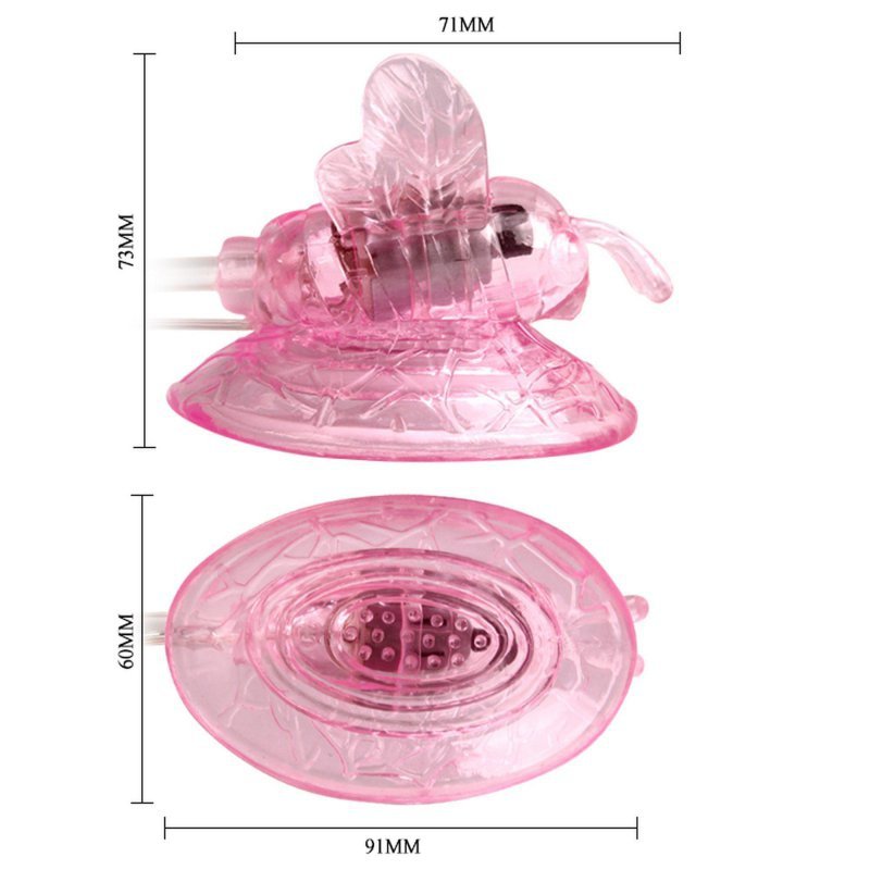 Wibrująca pompka do łechtaczki Baile butterfly clitoral pump