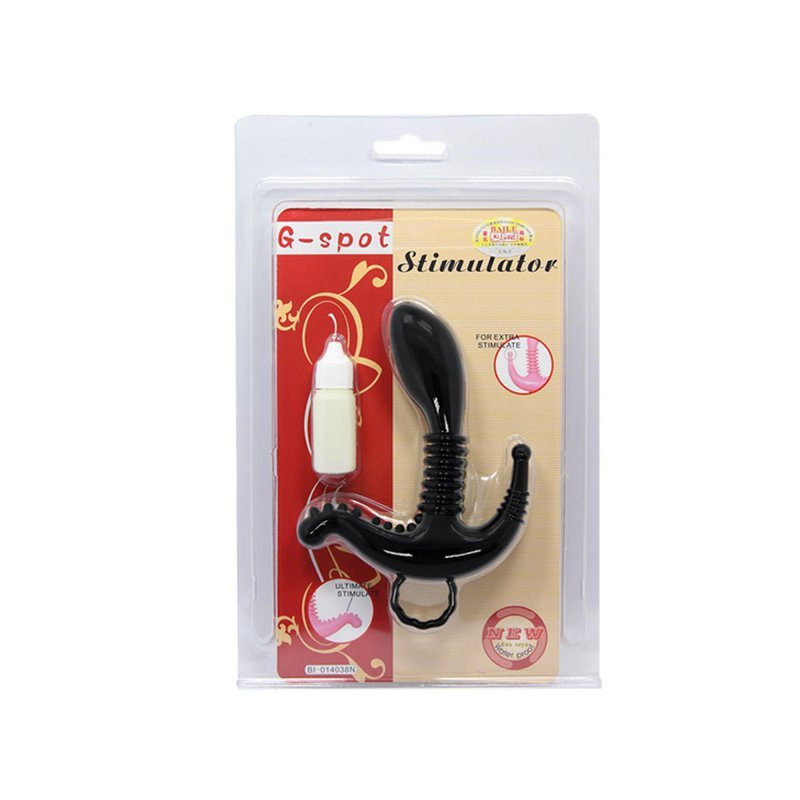 Stymulator analny z wypustkami masażer prostaty z pierścieniem