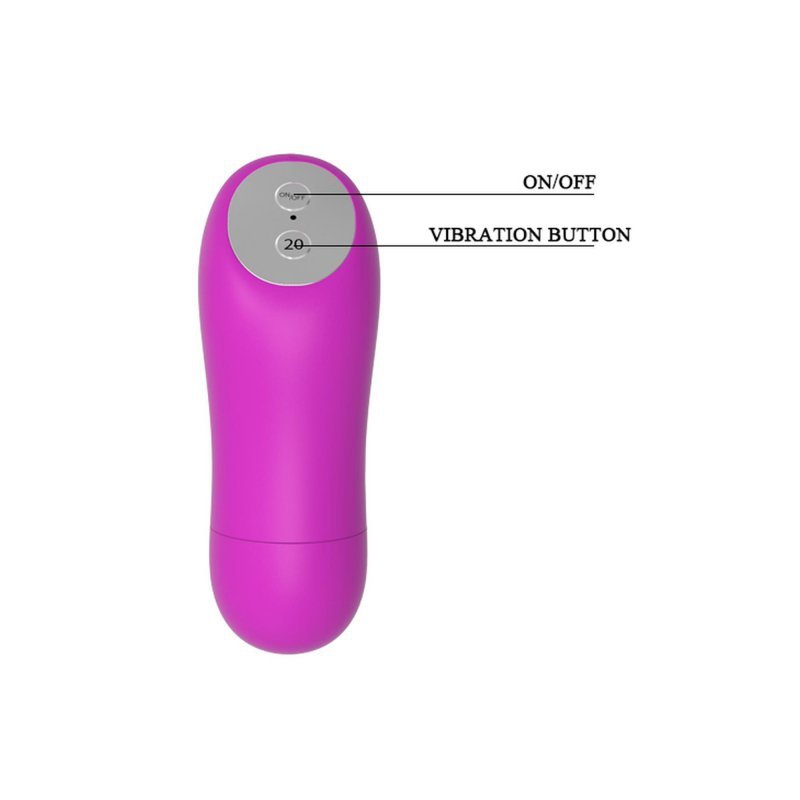 Kieszonkowy wibrator Magic X20 20-wibracji z pilotem
