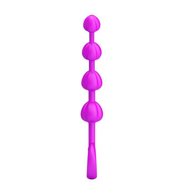 Kulki analne sonda z uchwytem Pretty Love Beeds 19 Cm