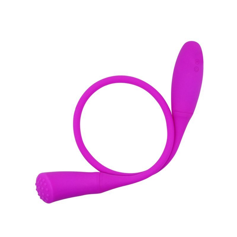 Podwójny wibrator elastyczny 7 funkcji pulsacje Pretty Love