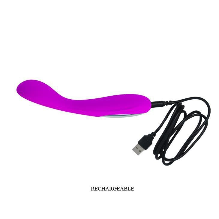 Zakrzywiony wibrator do punktu g Pretty Love Nigel 30 funkcji