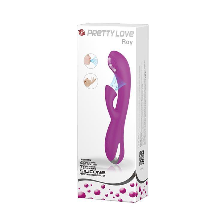 Wibrator z ssącym króliczkiem Pretty Love Roy