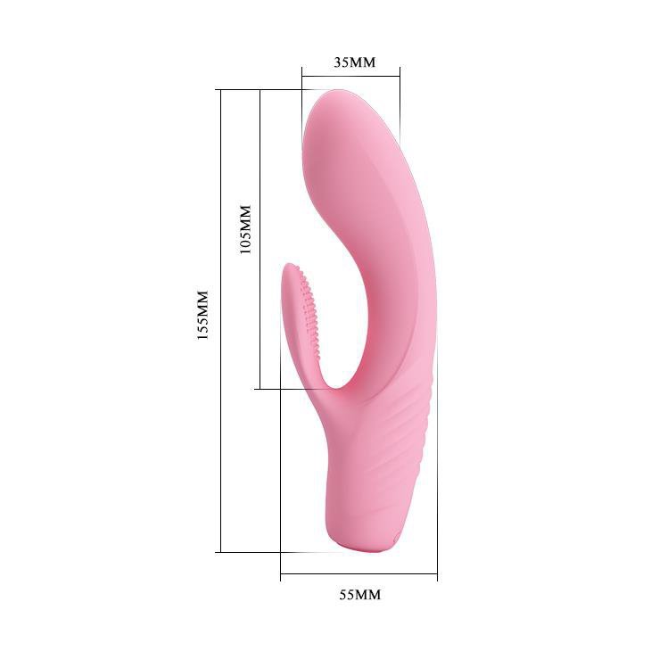 Wibrator króliczek z pamięcią Pretty Love Tim różowy