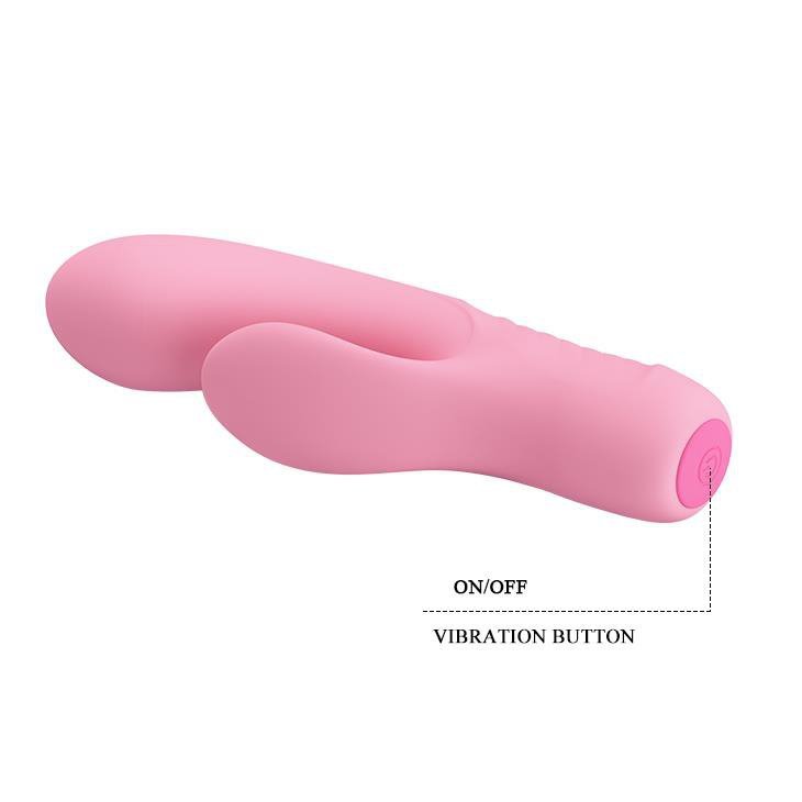 Wibrator króliczek z pamięcią Pretty Love Tim różowy