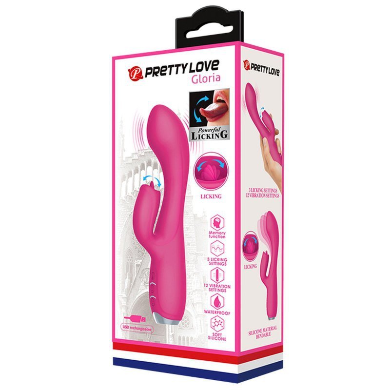 Wibrator króliczek z języczkiem Pretty Love Gloria