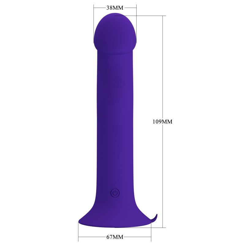 Wibrujące dildo na przyssawce Pretty Love - Murray 