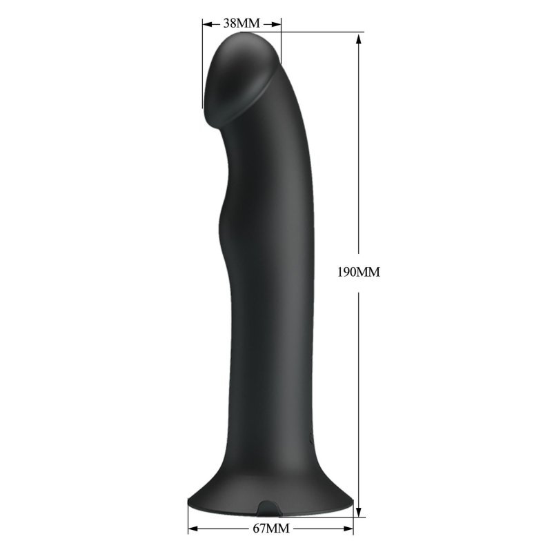 Wibrujące dildo na przyssawce Pretty Love - Murray 
