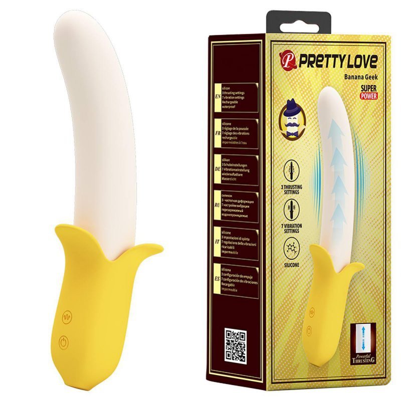 Wibrator posuwisty Pretty Love - Banana Greek