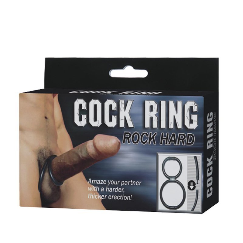 Podwójny pierścień erekcyjny Baile- Cock Ring, Rock Hard